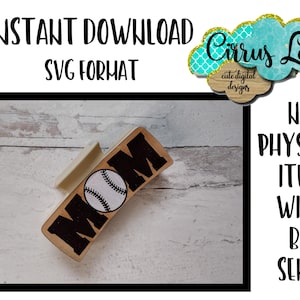 Baseball Mom Hair Clip, Leather Hair Clip Set Design, Digital Laser File, Hair Clip Design SVG File, Claw Clip Design, Instant Download
