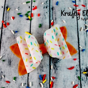 Pool Bow, Waterproof Ice Cream Bow, swim bows, waterproof bows