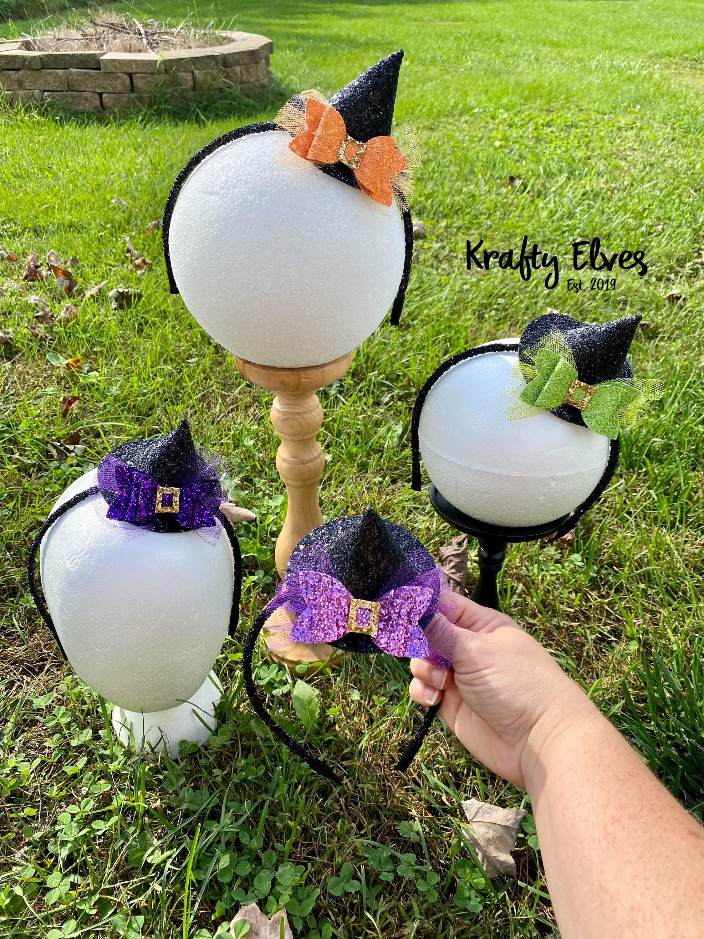 Smiffys Diadema De Bruja Con Purpurina Para Niñas – Multicolor, Talla Única, Accesorio De Disfraz Para Halloween Y Fiestas