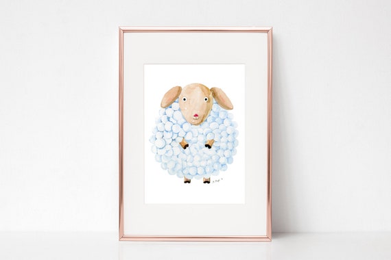 nursery watercolor prints