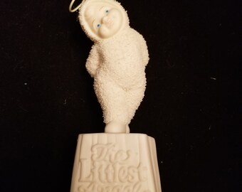 #A092 In Original Box /'The Littlest Angel/' on a Pedestal Figurine Snowbabies