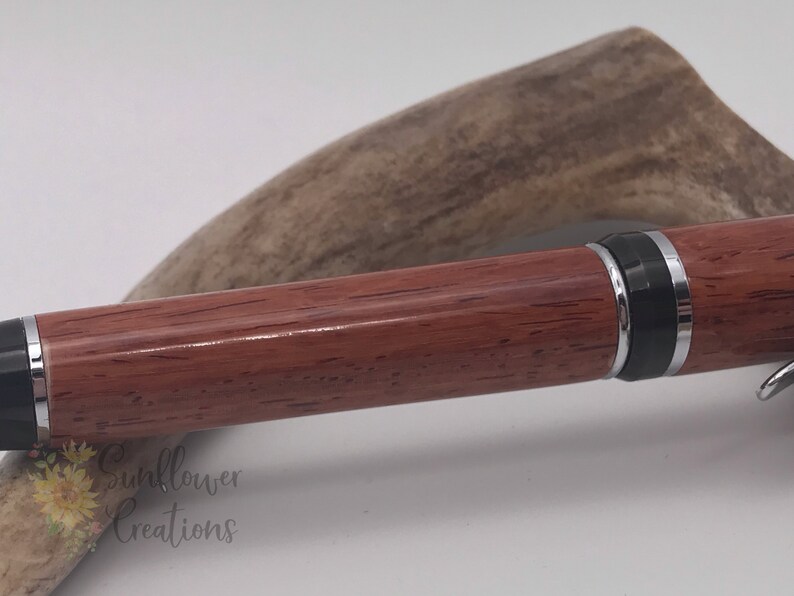 Siamese Rosewood Cigar Style Handcrafted Wood Ballpoint Pen
