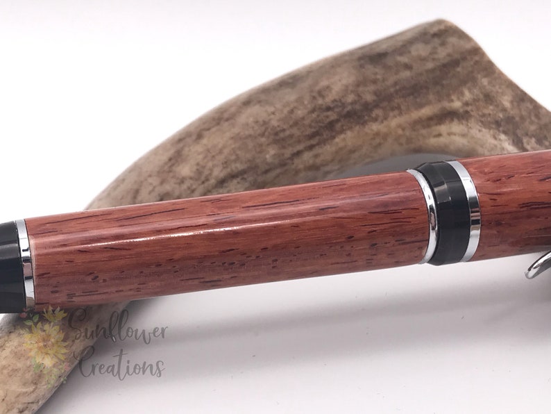 Siamese Rosewood Cigar Style Handcrafted Wood Ballpoint Pen