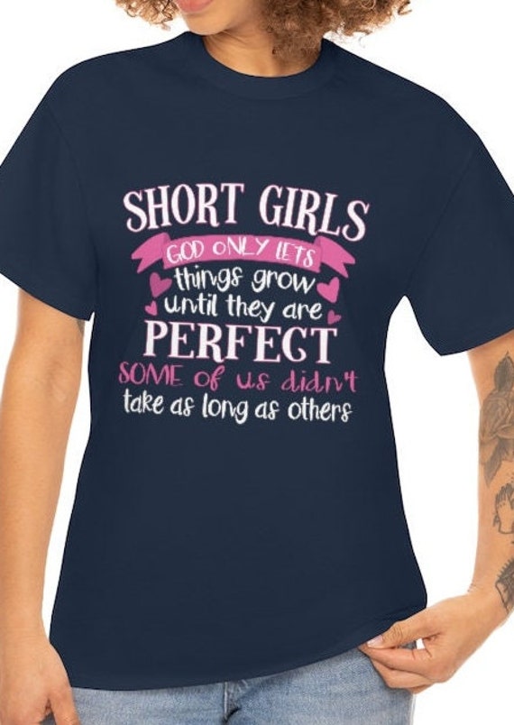Short Girl Shirt Funny Shirts for Girls Sarcastic Tshirt Etsy