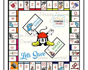 ドナは創造性で動く 節約しましょう saveopoly モノポリー貯金チャレンジ