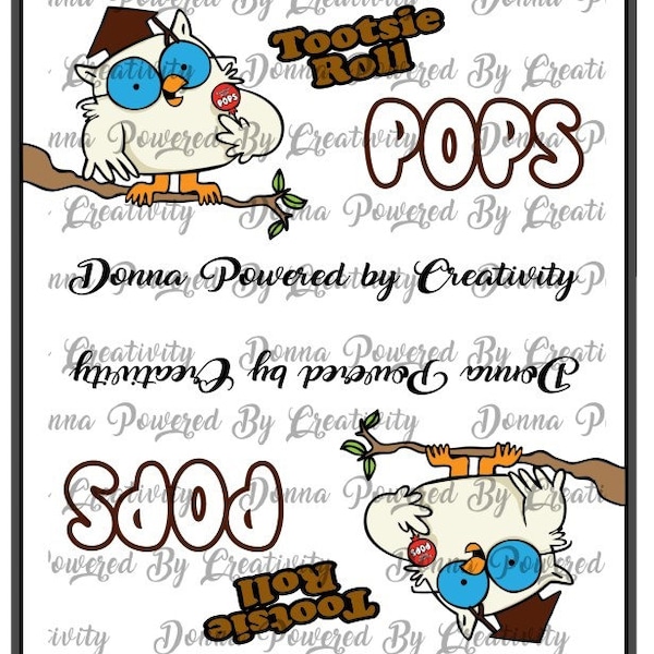 Tootsie pop Envelope