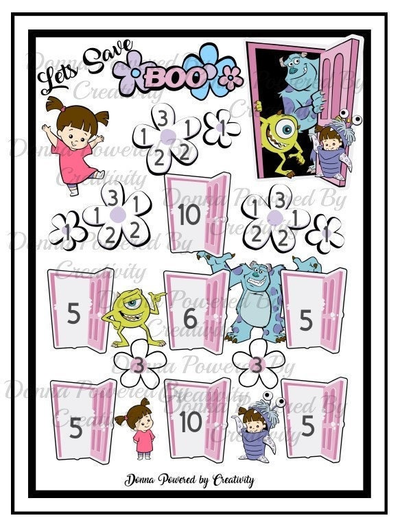 Donna Powered by Creativity Lets Save Monsters Inc Boos Door Saving ...