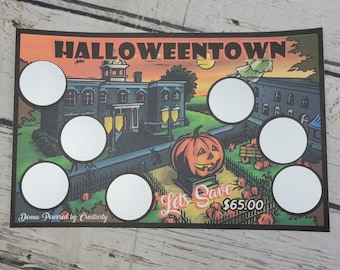 Halloweentown Savings Challenge Scratch off Save 65.00