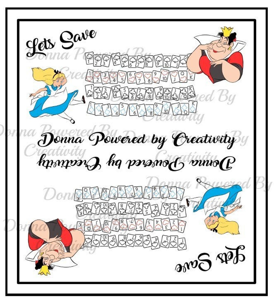 Donna Powered by Creativity Lets Save ENVELOPE Card Game Saving ...