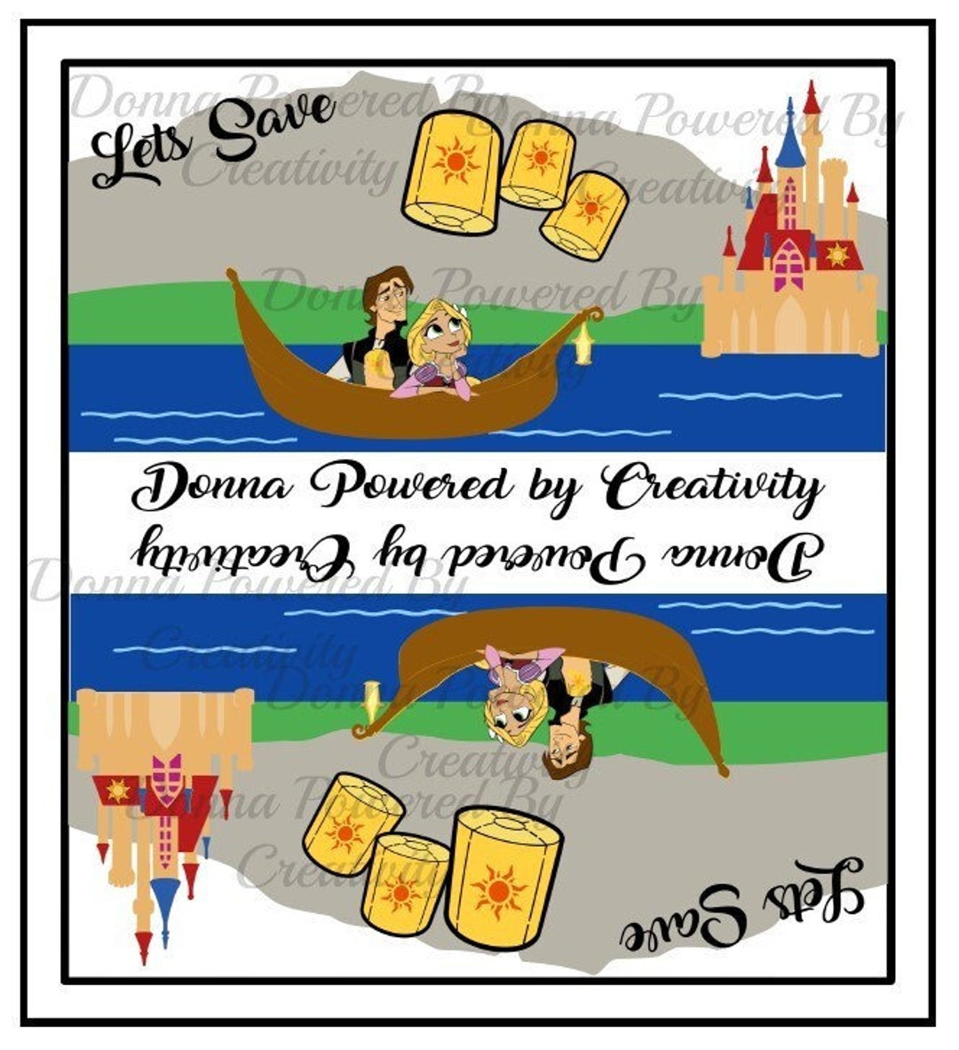 Donna Powered by Creativity ENVELOPE Lets Save Tangled Saving Challenge ...