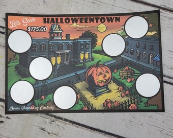 Halloweentown Scratch off Savings Challenge save 175.00