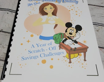 A year of scratch off savings challenge book