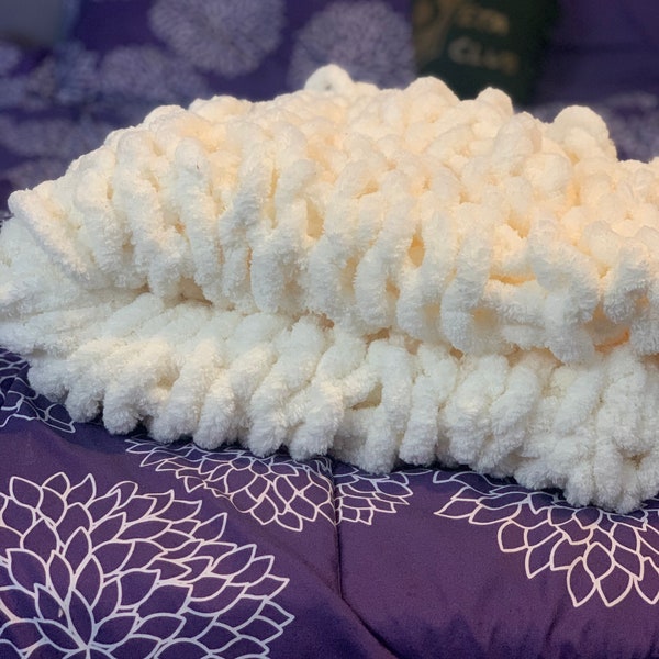 Chunky Knit Blanket Etsy Australia