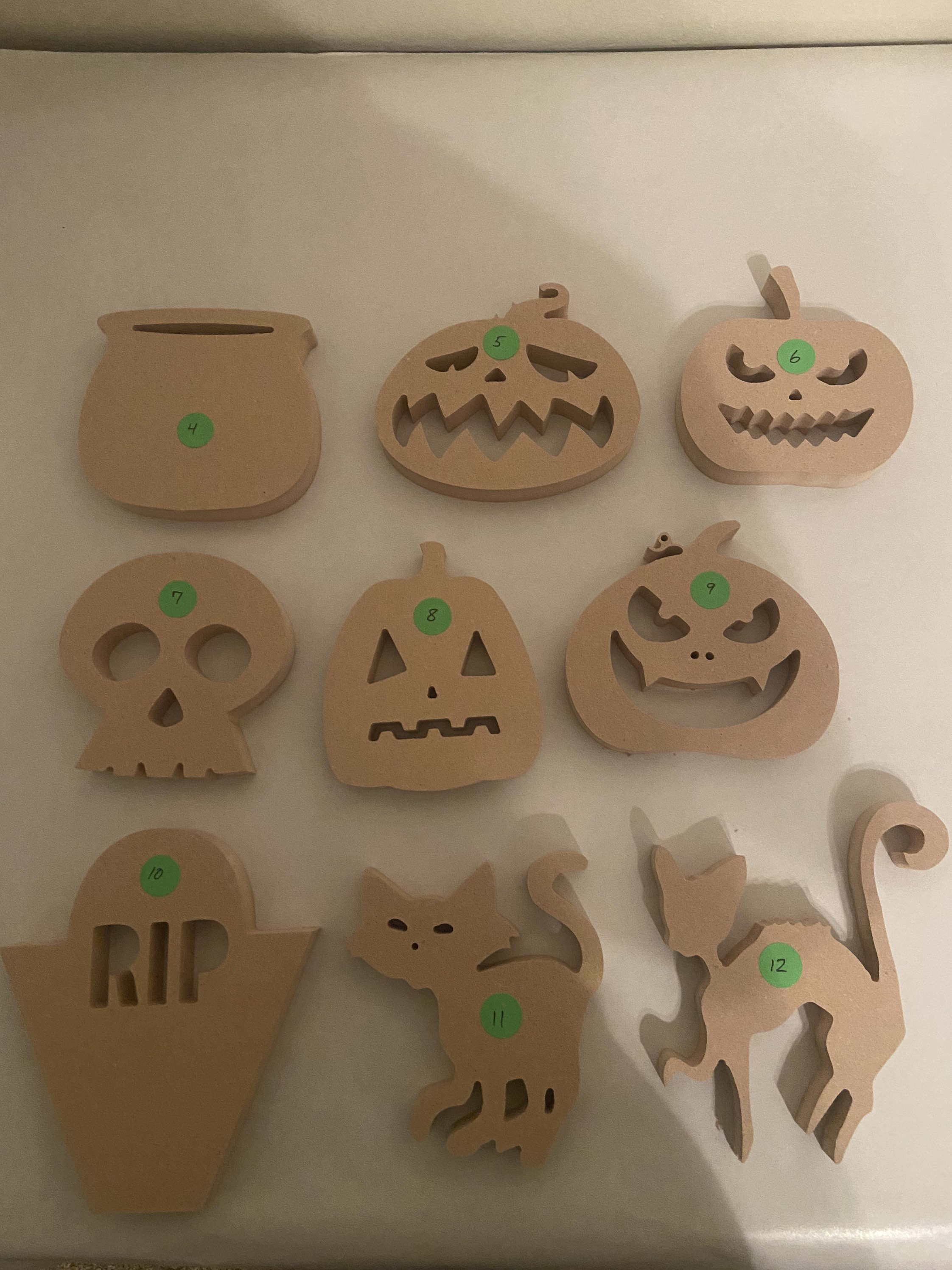 Halloween Spooky Wood cutouts  Etsy