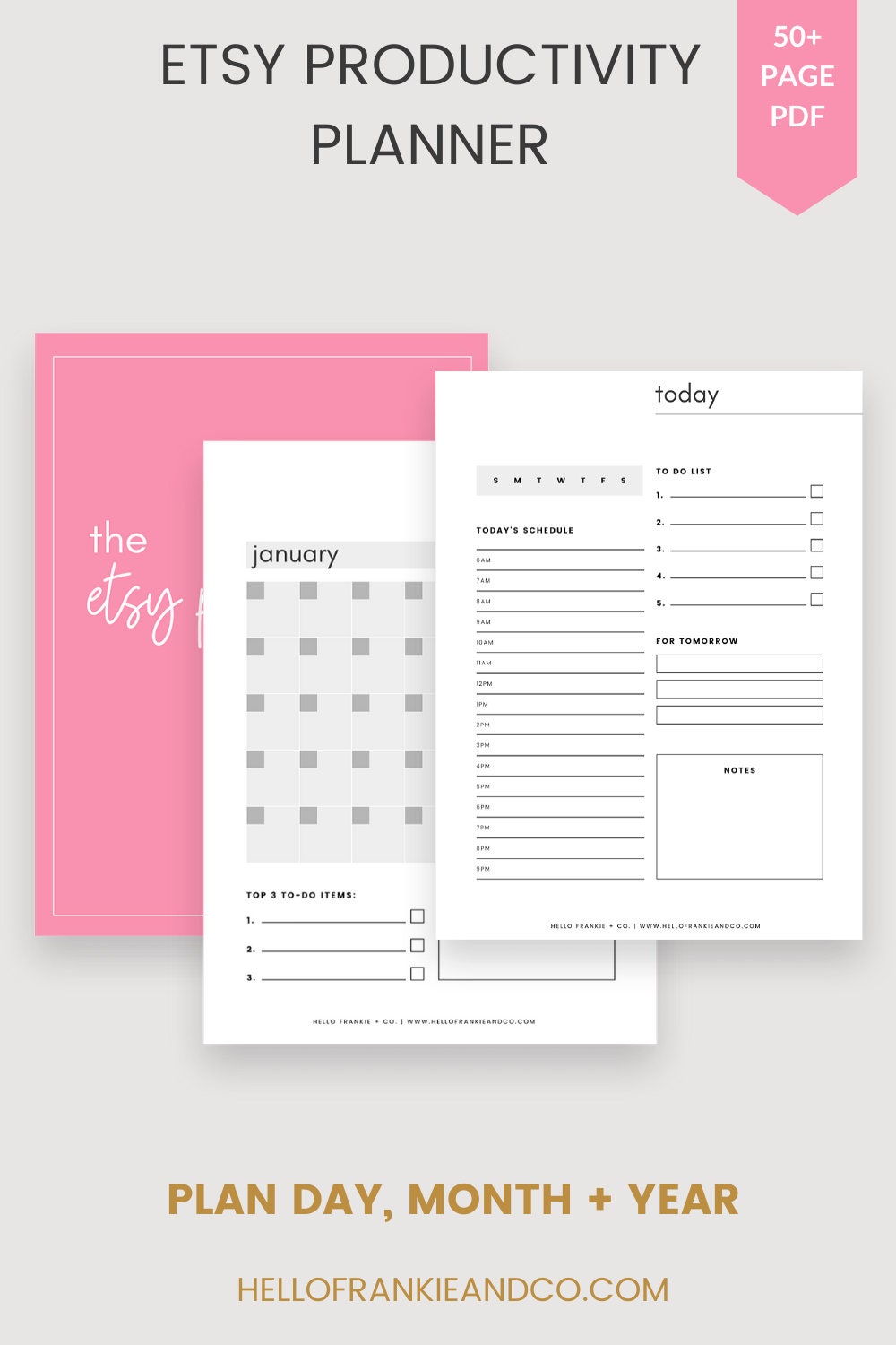 Productivity Planner for Etsy Shop Sellers Productivity | Etsy