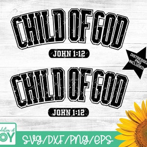Niño de Dios svg, Versículo bíblico svg, Varsity Christian Shirt Svg, Diseño de sudadera de gran tamaño, Cricut y Silhoeutte Cut Files, DTF, PNG