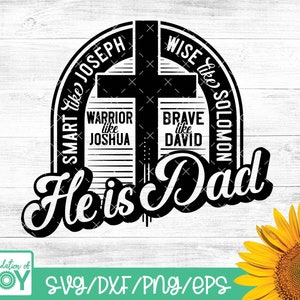 Christlicher Vatertag svg, Papa svg, Religiöser Papa png, Kreuz SVG, Mann des Glaubens svg, religiöses svg, Gott svg, Schrift Bibel Vers svg