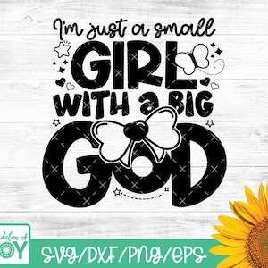 Jesus Shirt für Mädchen SVG, Kokette Png, christliches Mädchen-Shirt Design, Bibel-Vers Png, kleines Mädchen großer Gott svg, trendiges christliches Design