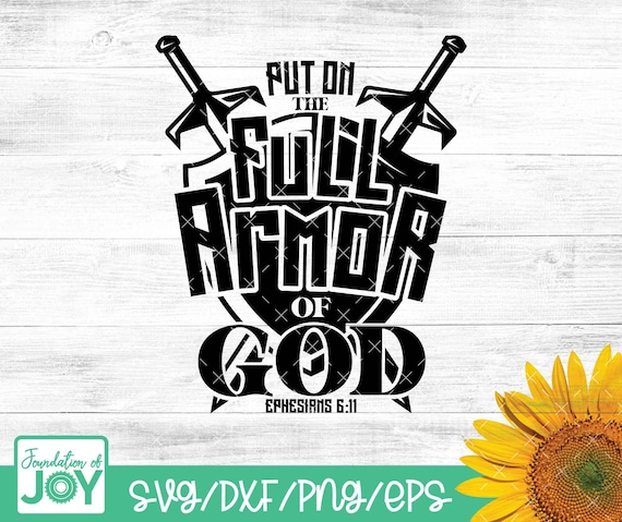Armor of God svg, VBS svg, Vacation Bible School svg, Shield svg, Bible Verse svg, VBS shirt, Cricut and Silhouette Files