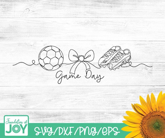 Game day design, Soccer svg, Soccer Cleats png, Continuous line art, Minimalist svg, Single line png, Soccer Mom Shirt svg