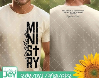 Media Ministry svg, Bible Verse png, Front and back design, Church Staff svg, Ministry Shirt, Church Ministries, Christian Ministry
