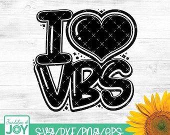 Ich liebe VBS svg, Urlaub Bibel Schule svg, VBS Png, Kirchenlager, christliches Sommerlager, Kirchenlehrer, Cricut und Silhouette Cut Dateien