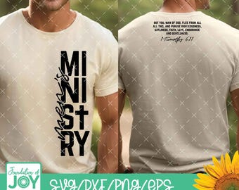 Men's Ministry Svg, Mens Christian Shirt Svg, Men's Group Svg, Bible Verse svg, Church Ministry, Religious Men's Shirt, Pursue Godliness svg