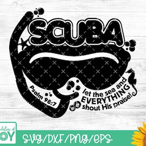 Scuba VBS SVG, lascia che i mari e tutto ciò che contiene gridino la Sua lode, Vacation Bible School SVG, VBS 2024 SVG, Cricut Cut Files