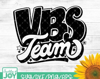 VBS Team svg, Vacation Bible School svg, Vbs Shirt Pngs, Church Camp Tshirt Designs, Summer Camp Cut Files, Kids svg, Cricut Cut Files