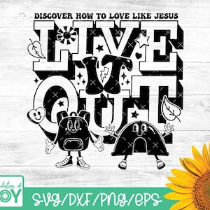 Viva isso svg, Escola Bíblica de Férias svg, VBS 2025, Ame como Jesus svg, Acampamento Bíblico de Verão, Desenhos de Camisetas VBS, Arquivos de Corte de Acampamento de Verão