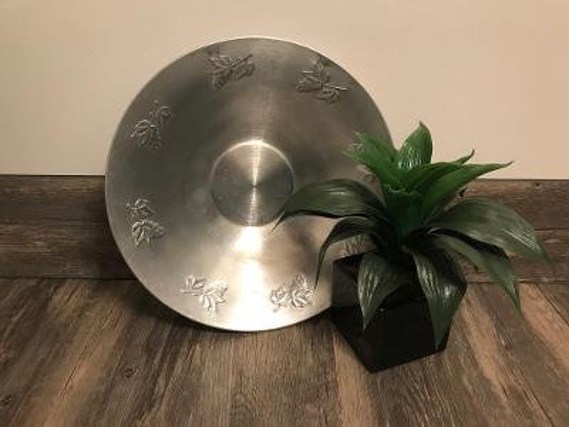 Vintage West Bend Hammered Aluminum Bowl/ Retro Salad Bowl/ Etsy