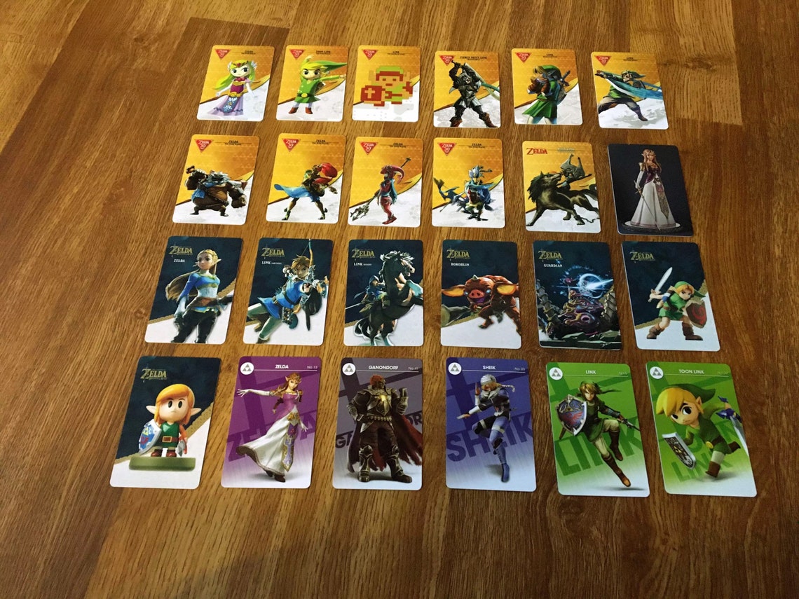 Zelda Breath Of The Wild Amiibo Karten