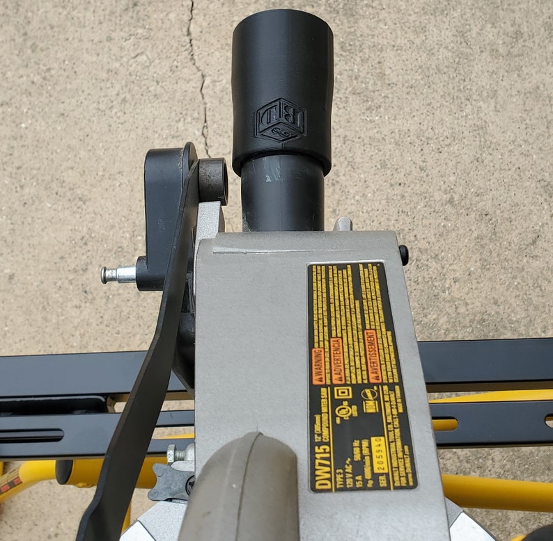 Dewalt Miter Saw Vacuum Adapter Etsy