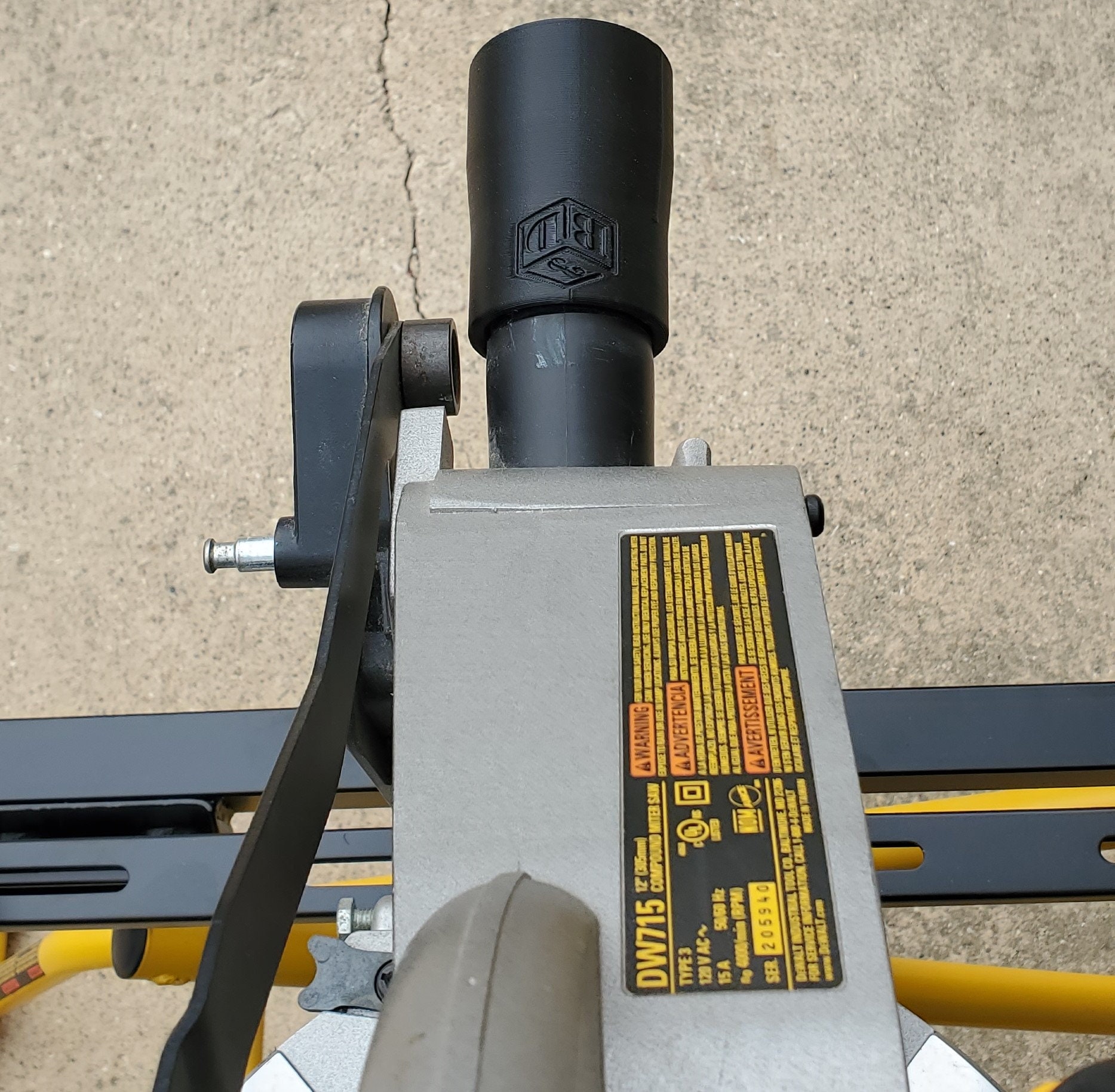 Dewalt Miter Saw Vacuum Adapter Etsy