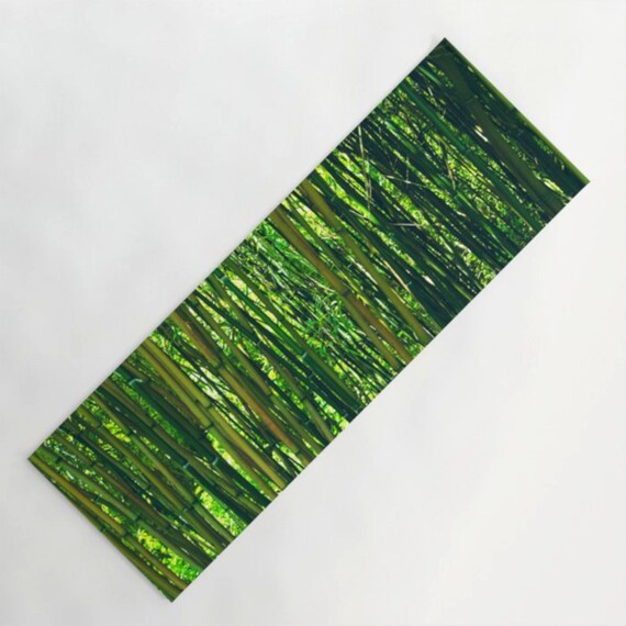 Bamboo Forest Yoga Mat Pilates Mat Art Yoga Mat Exercise Etsy