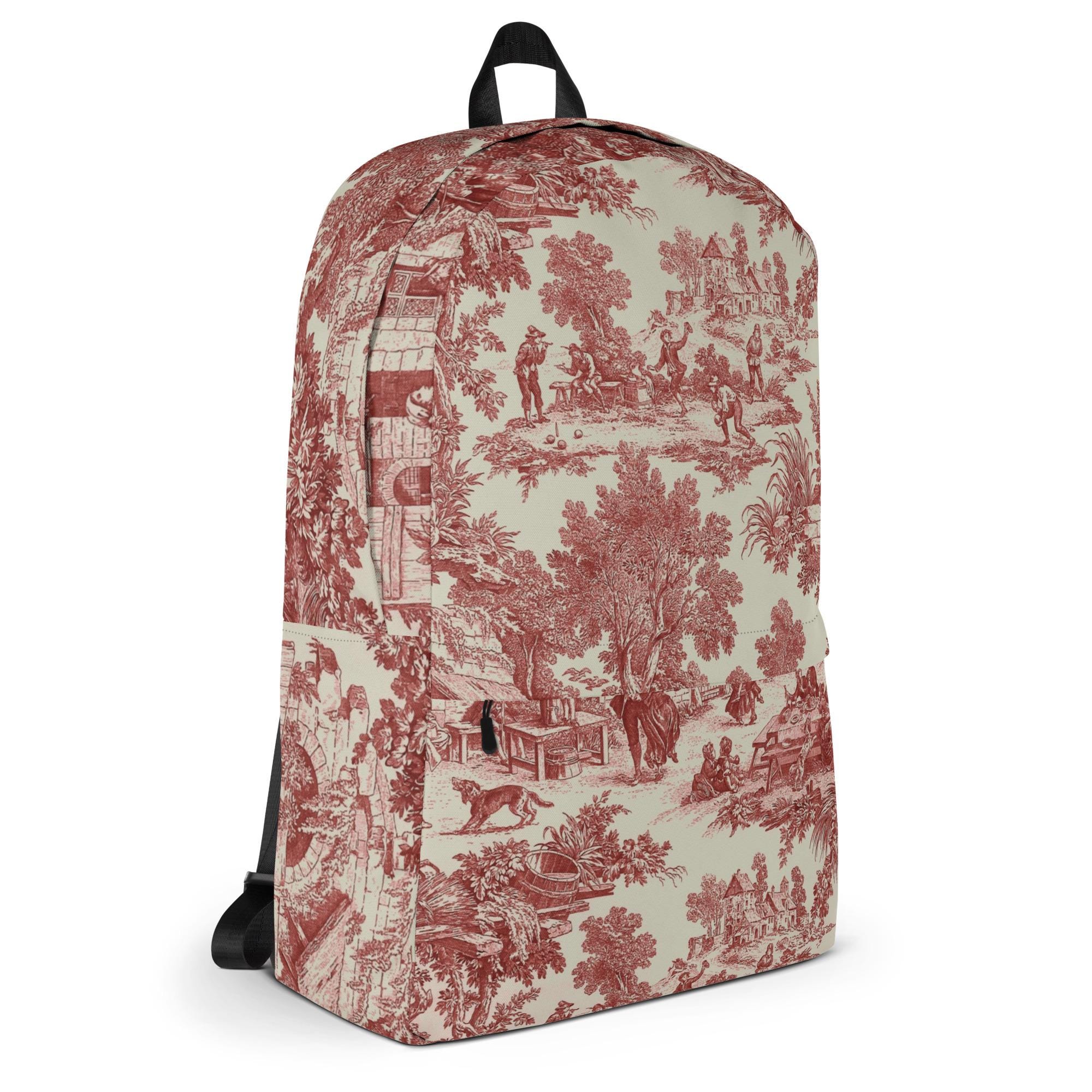 Maaji Toile De Juoy Stacy Backpack Black Toile De Jouy Backpack - Etsy main image 4