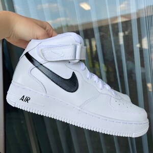 Pick Your Color Custom Nike Air Force 1 Sneakers Mid - Etsy