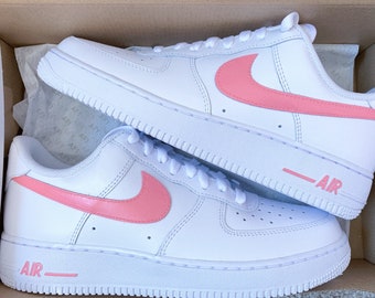 nike air force 1 pink and white