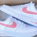 Pink Custom Nike Air Force 1 Sneakers - Custom Shoes 