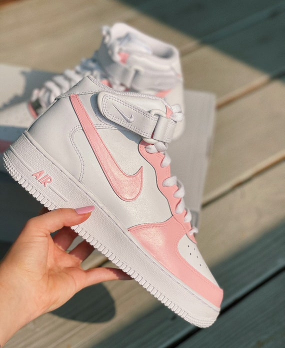 Kies je kleur Aangepaste Nike Air Force 1 Mid Aangepaste | Etsy