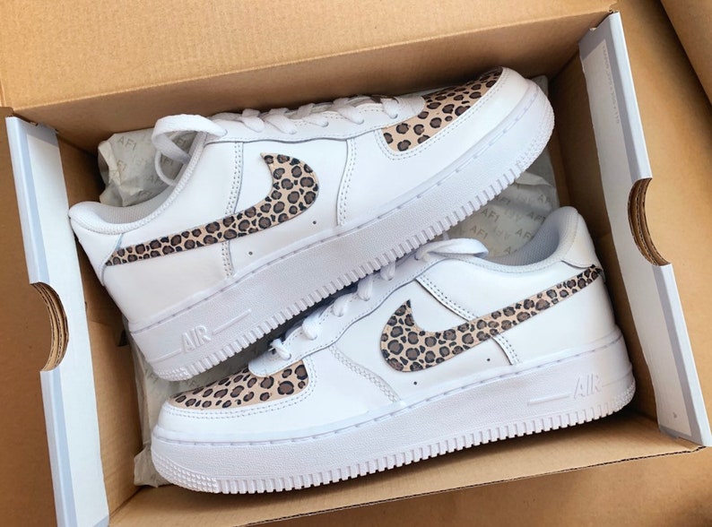 cheetah and tan air force 1