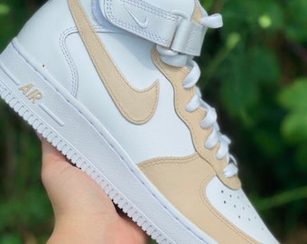 Elige tu color Nike Air Force Ones personalizadas de negro y | Etsy México