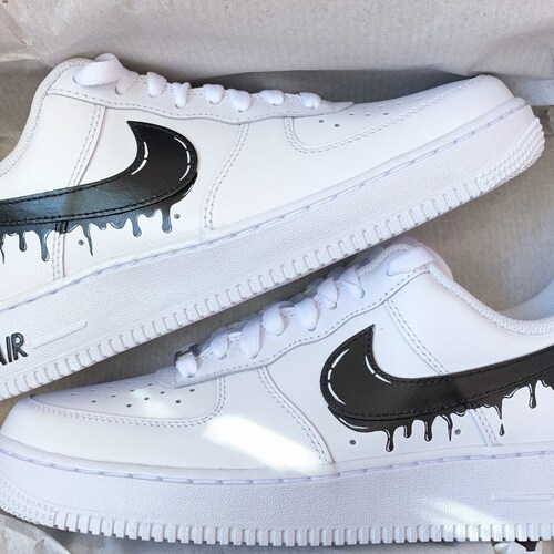custom af1 black drip