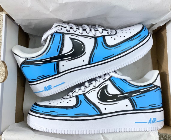 nike air force 1 custom comic