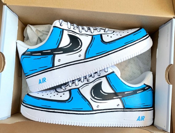 cartoon custom air force 1