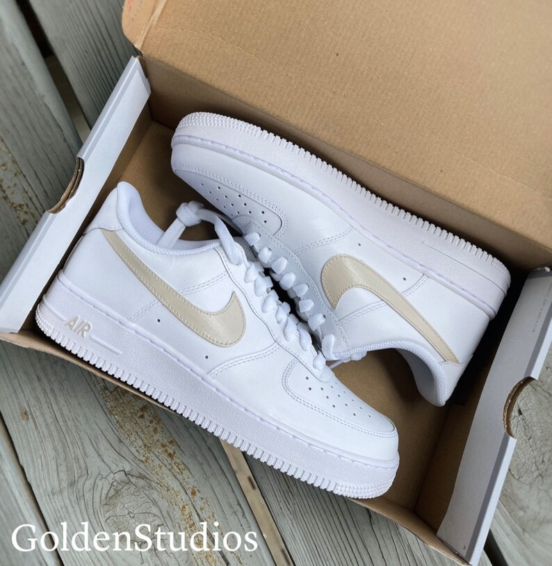 nike air force one sage beige