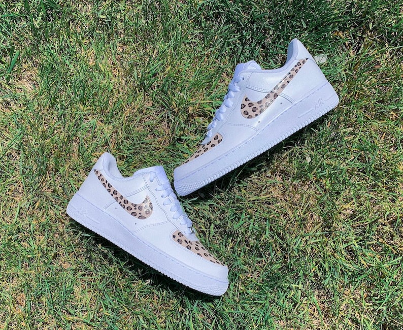 cheetah and tan air force 1