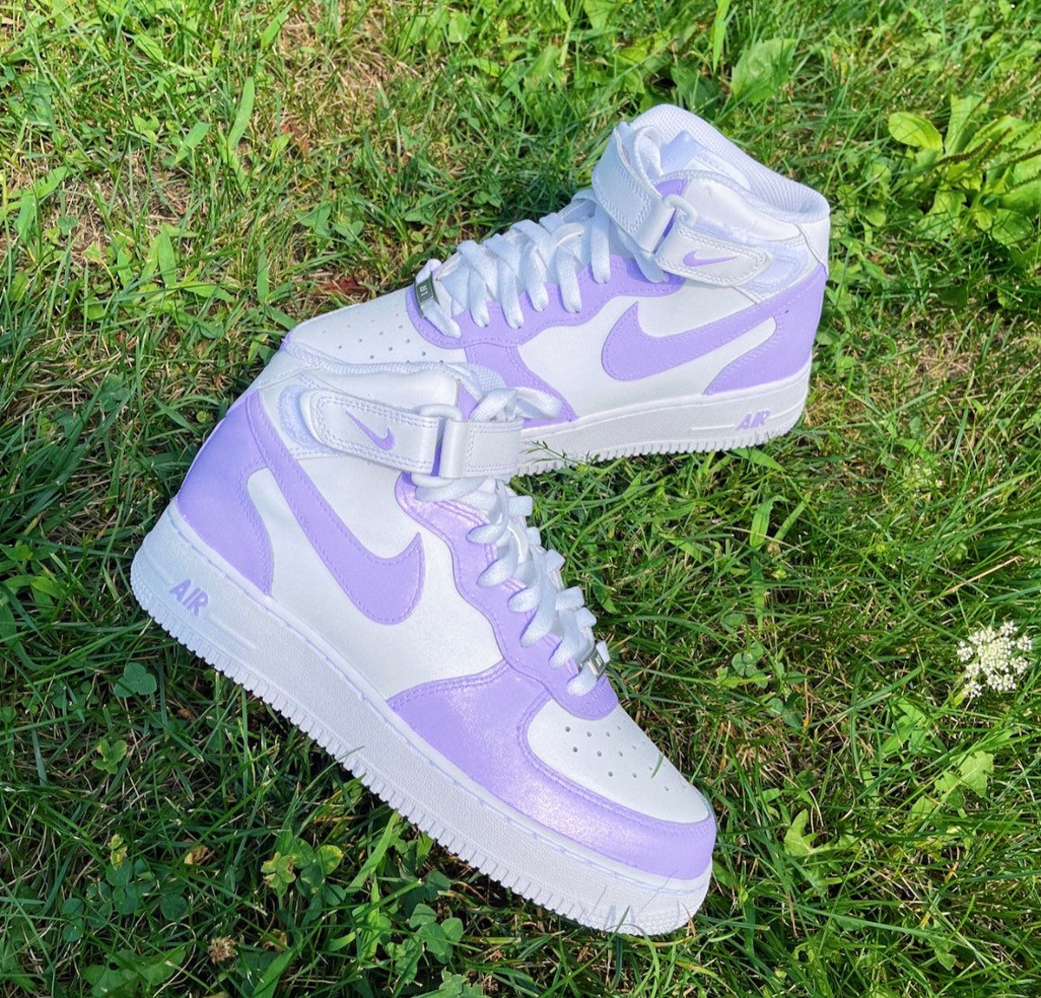custom air force 1 lilac