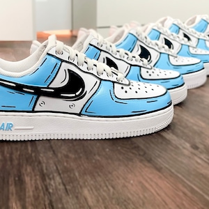 Cartoon Custom Air Force 1 Sneakers Custom Shoes Christmas - Etsy