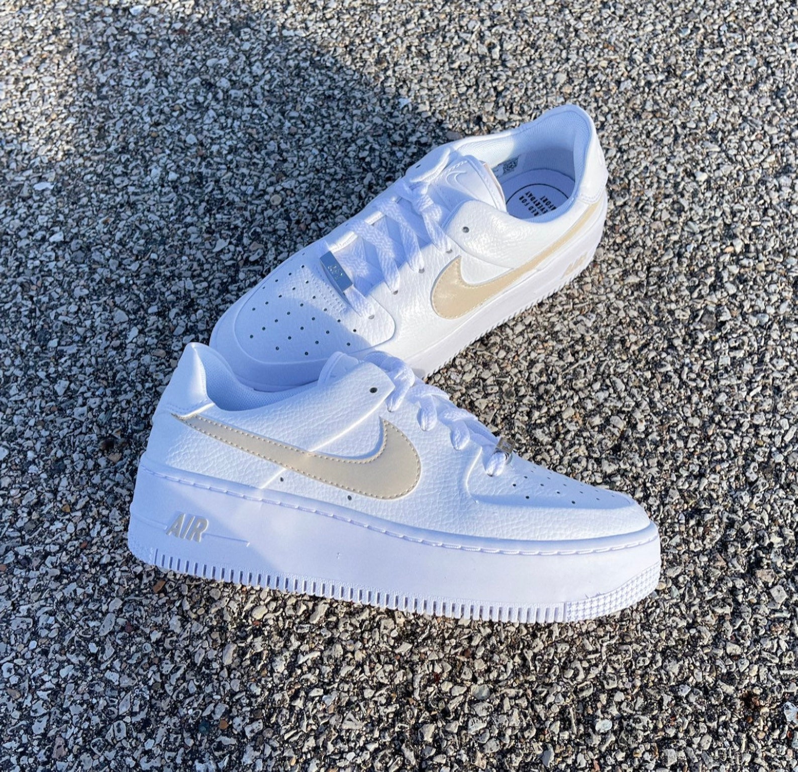 nike air force 1 sage particle beige